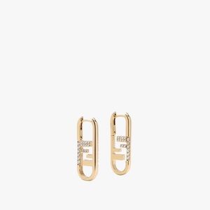 F Lock Earrings